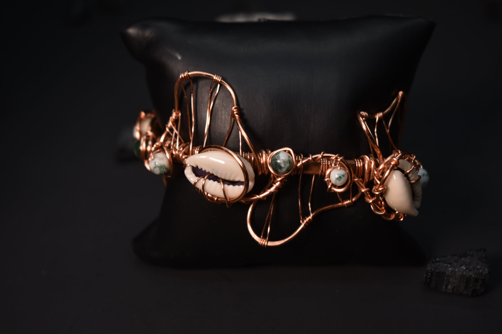 Tidal Oracle: Half Copper Cuff - KOSMIK COLLECTIONS