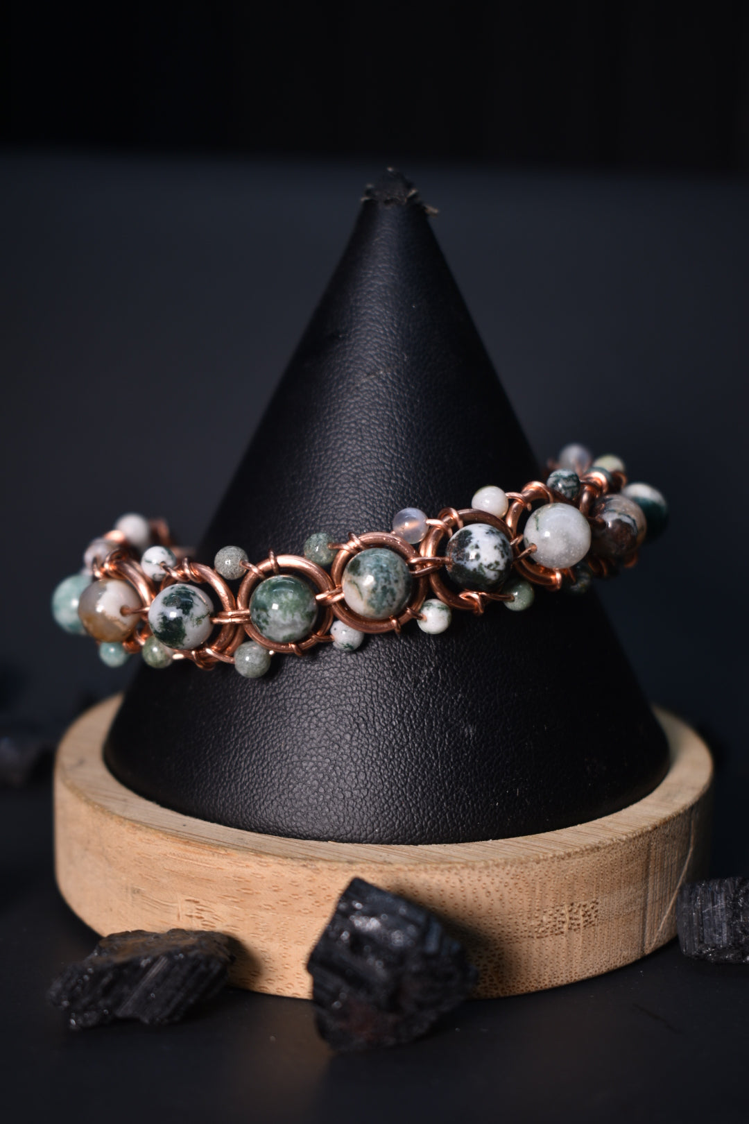 Helix of the Verdant Neteru- Copper Bracelets - KOSMIK COLLECTIONS