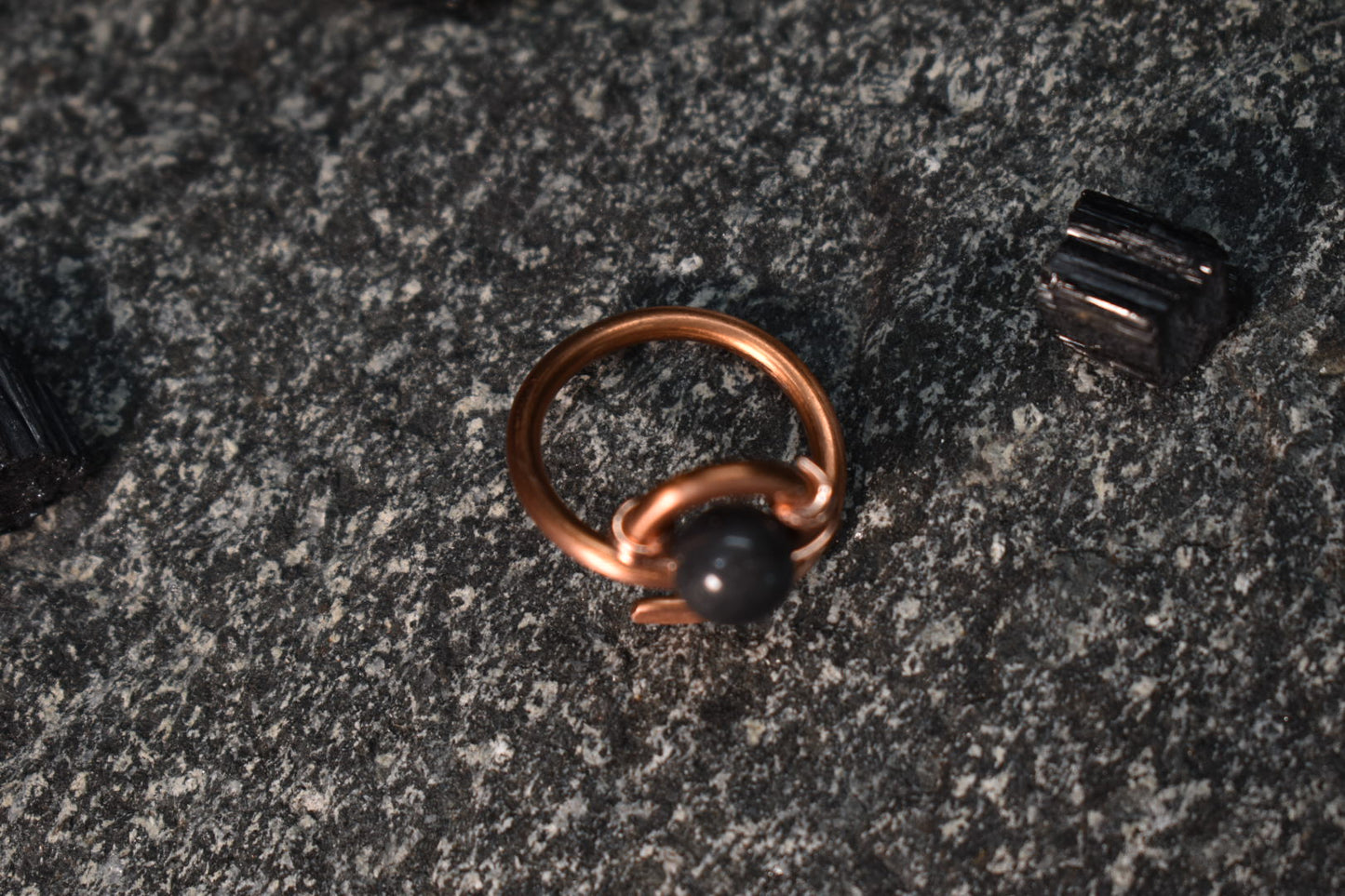 Labradorite- Kosmik Glyph Ring