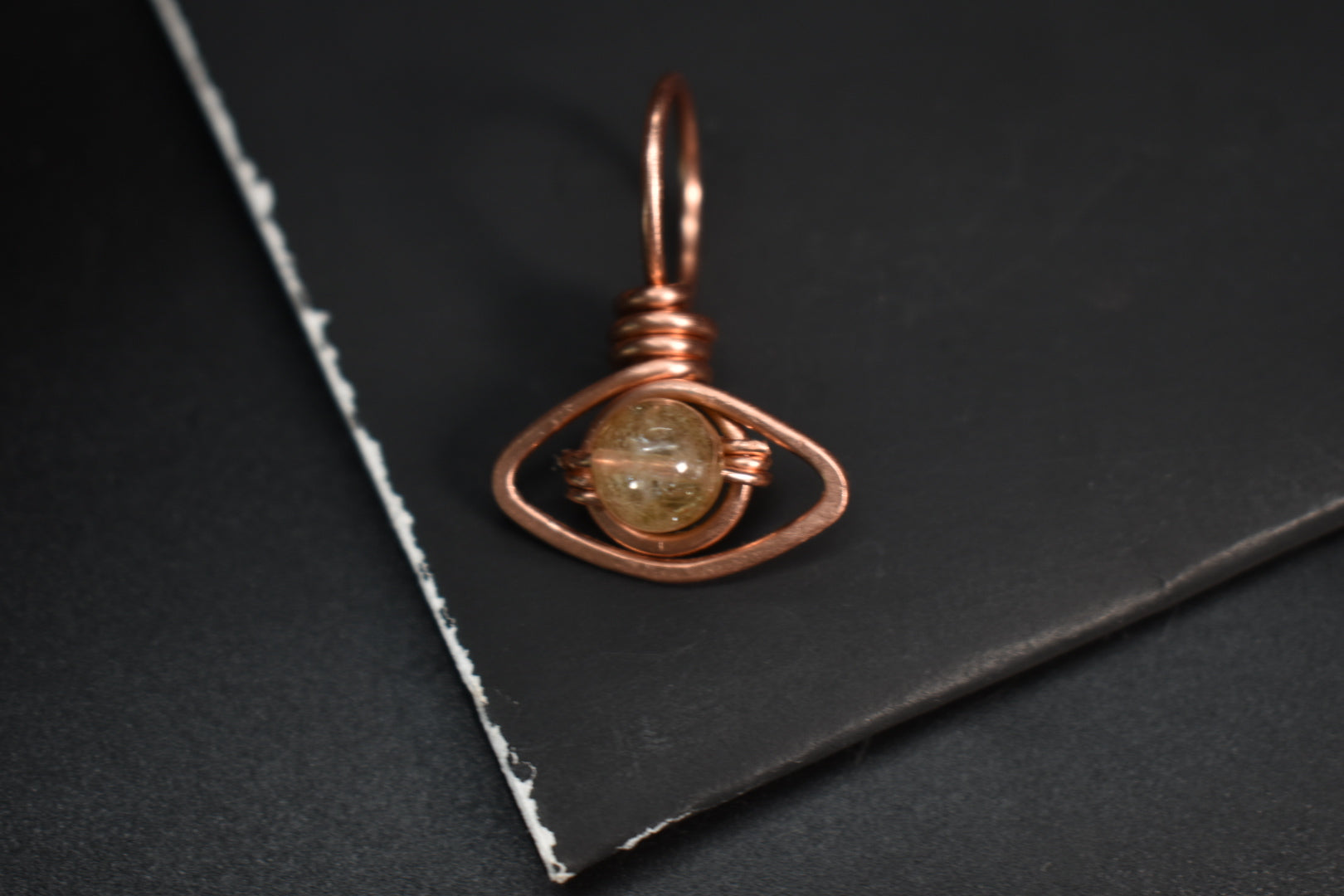 Solar Eye- Copper Pendant - KOSMIK COLLECTIONS