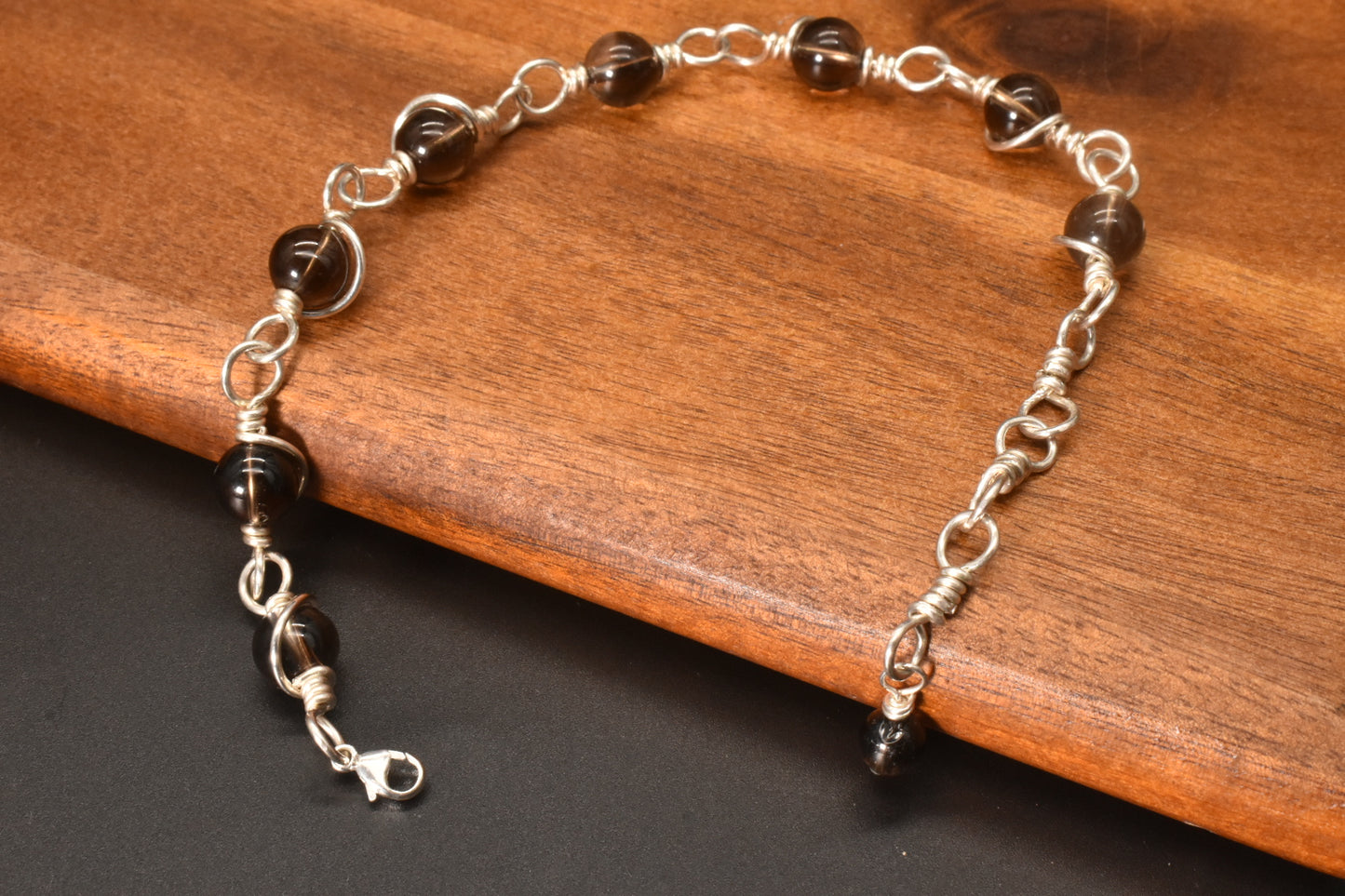 Smokey Quartz- Tail Bracelet