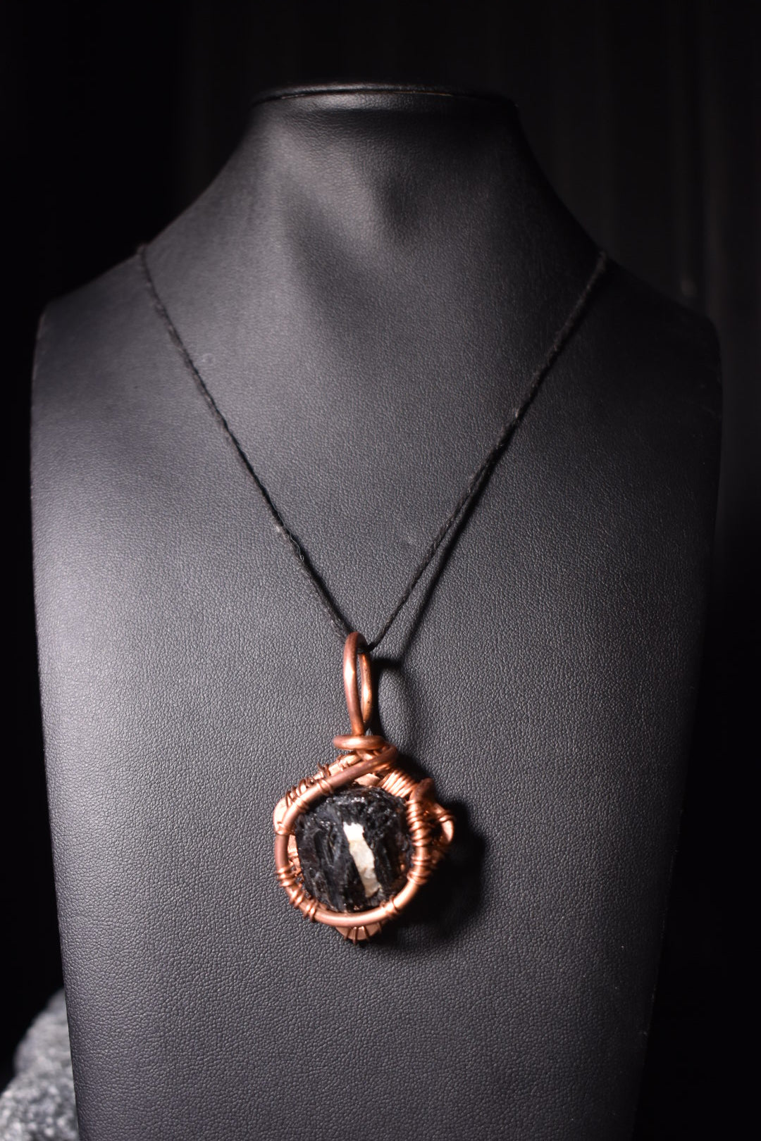 Black Tourmaline- Void Seal Pendant