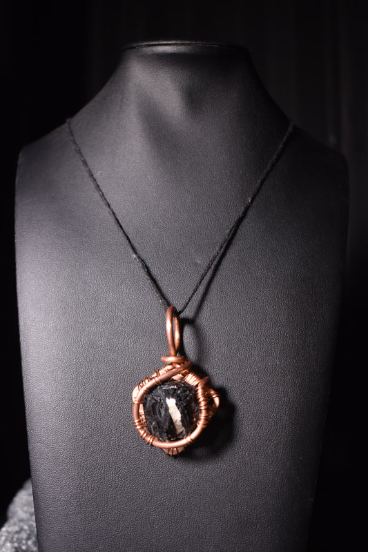Black Tourmaline- Void Seal Pendant