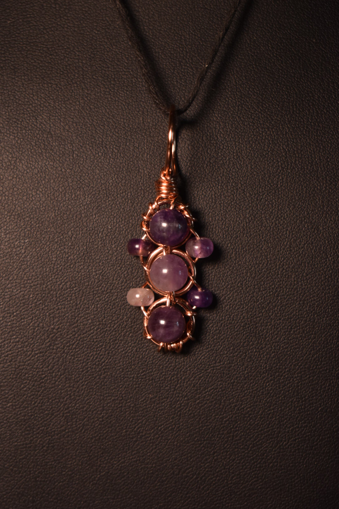 Amethyst - Helix of the Verdant Neteru Pendant - KOSMIK COLLECTIONS