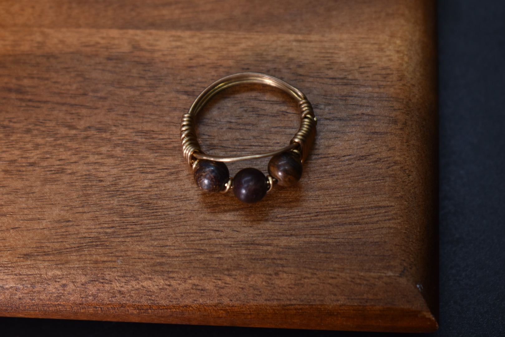 Bronzite — Trinity Brass Ring - KOSMIK COLLECTIONS