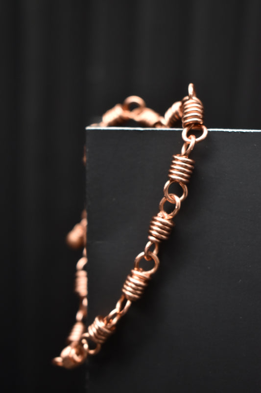 Djed Coil: Copper Bracelet
