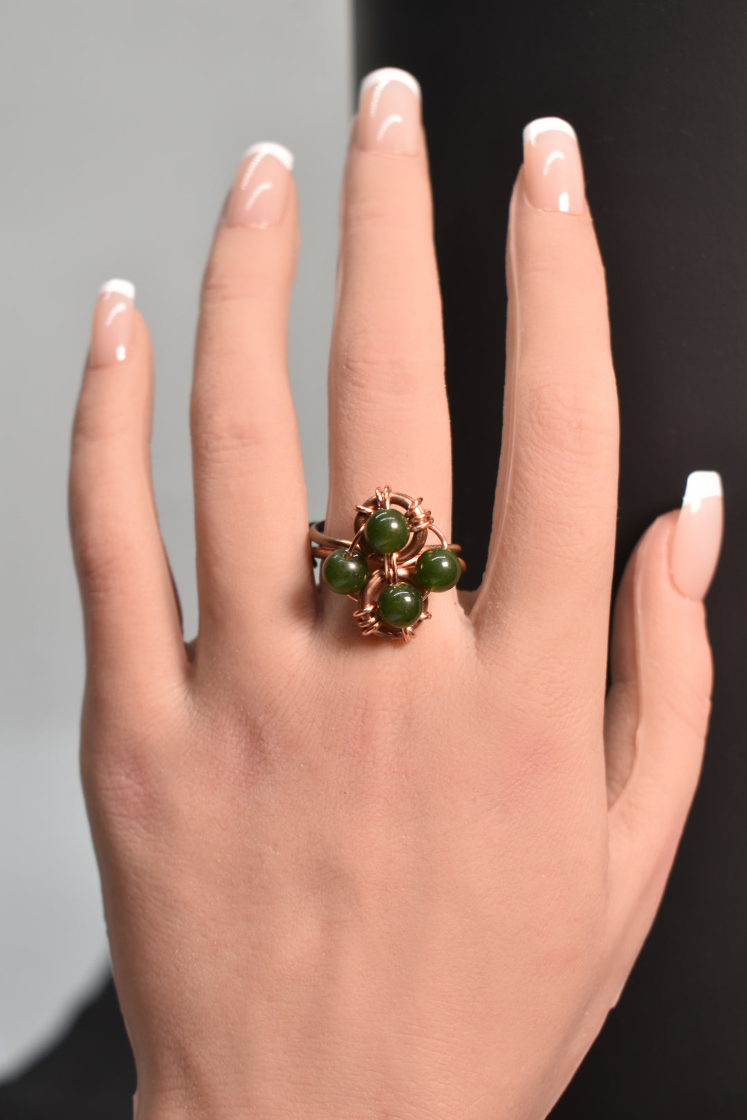 Helix- Adjustable Copper Ring - KOSMIK COLLECTIONS