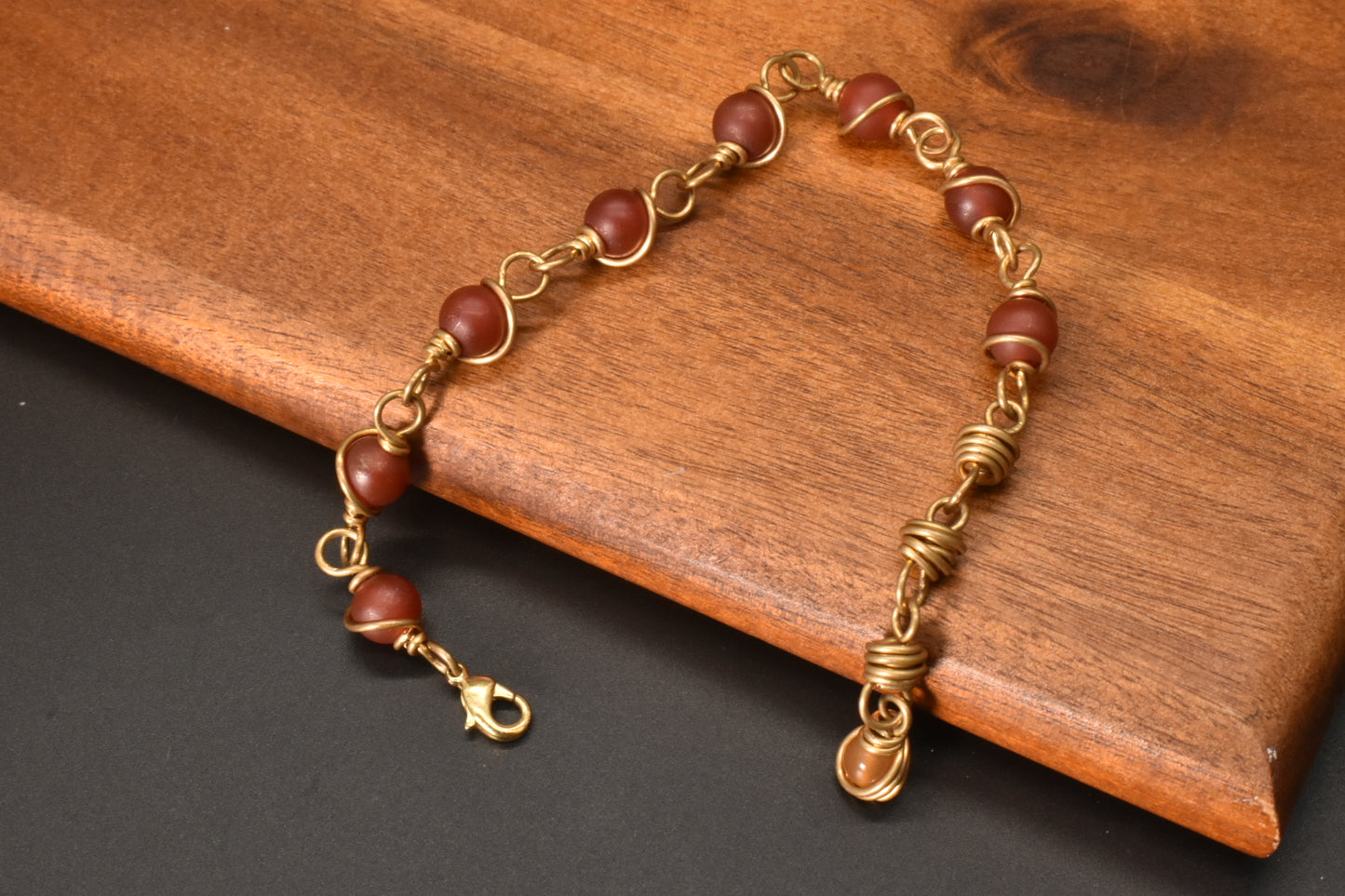 Carnelian — Tail Bracelet