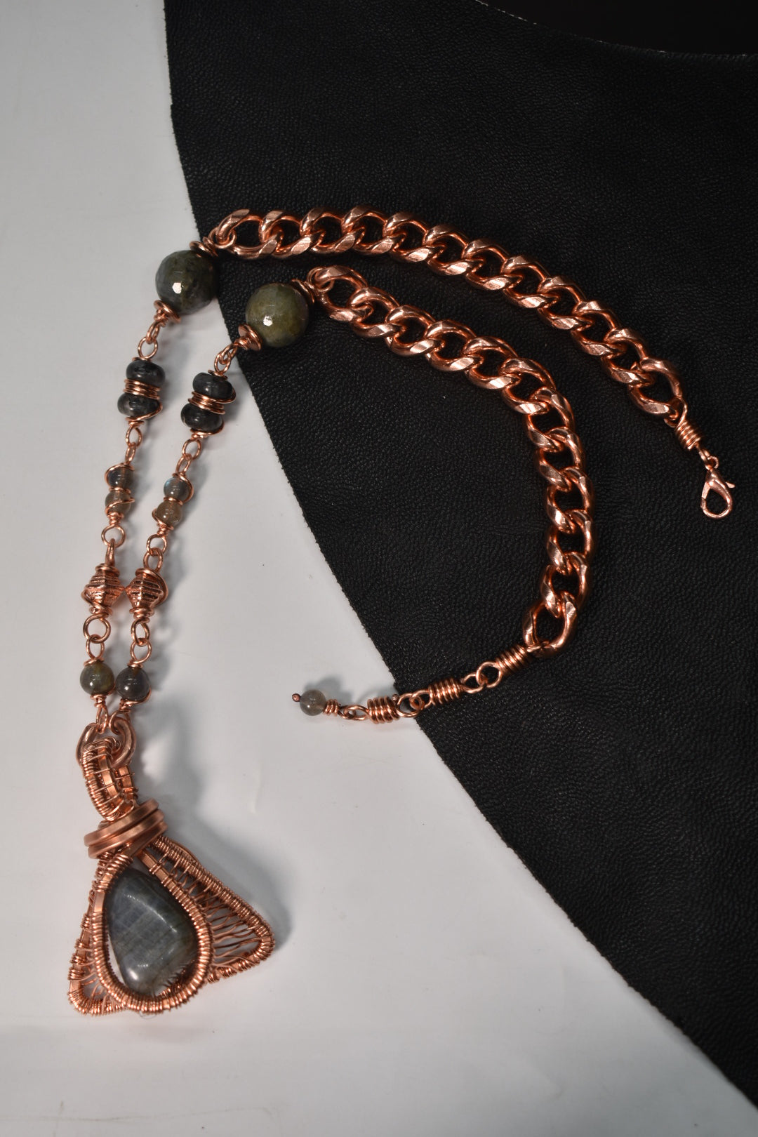 Aaru Passage Copper Labradorite Necklace