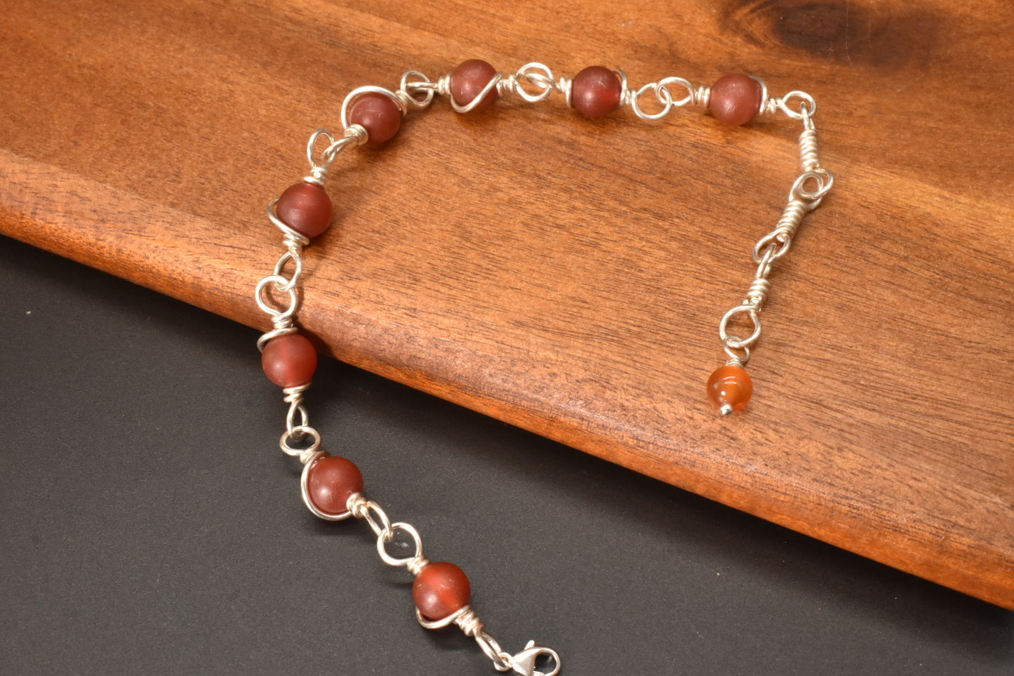 Carnelian — Tail Bracelet