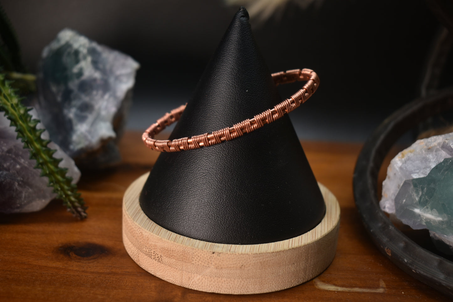 wire wrapped copper bracelet stargate regeneration grounding