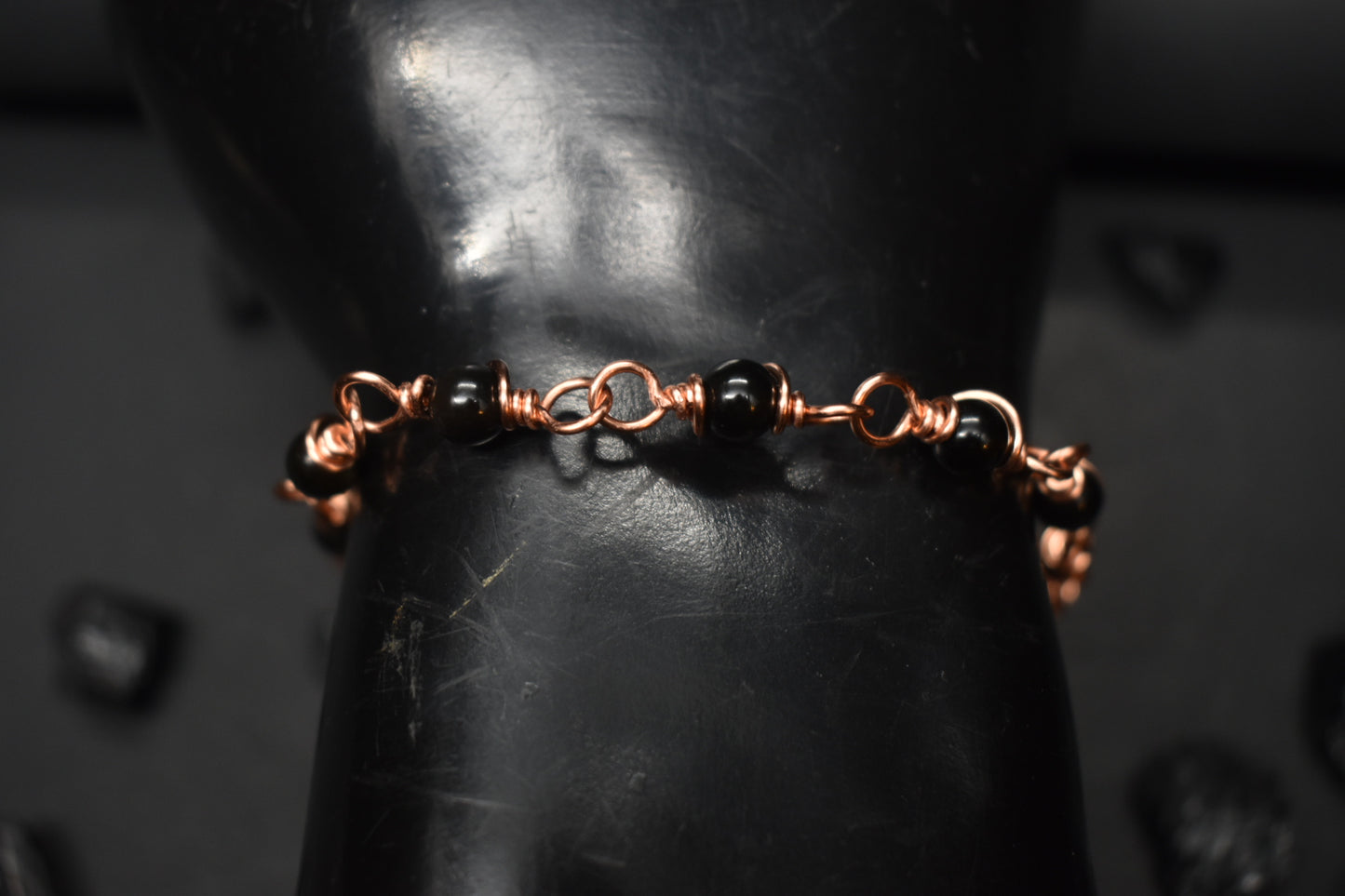 Obsidian- Kosmik Orbit Bracelet