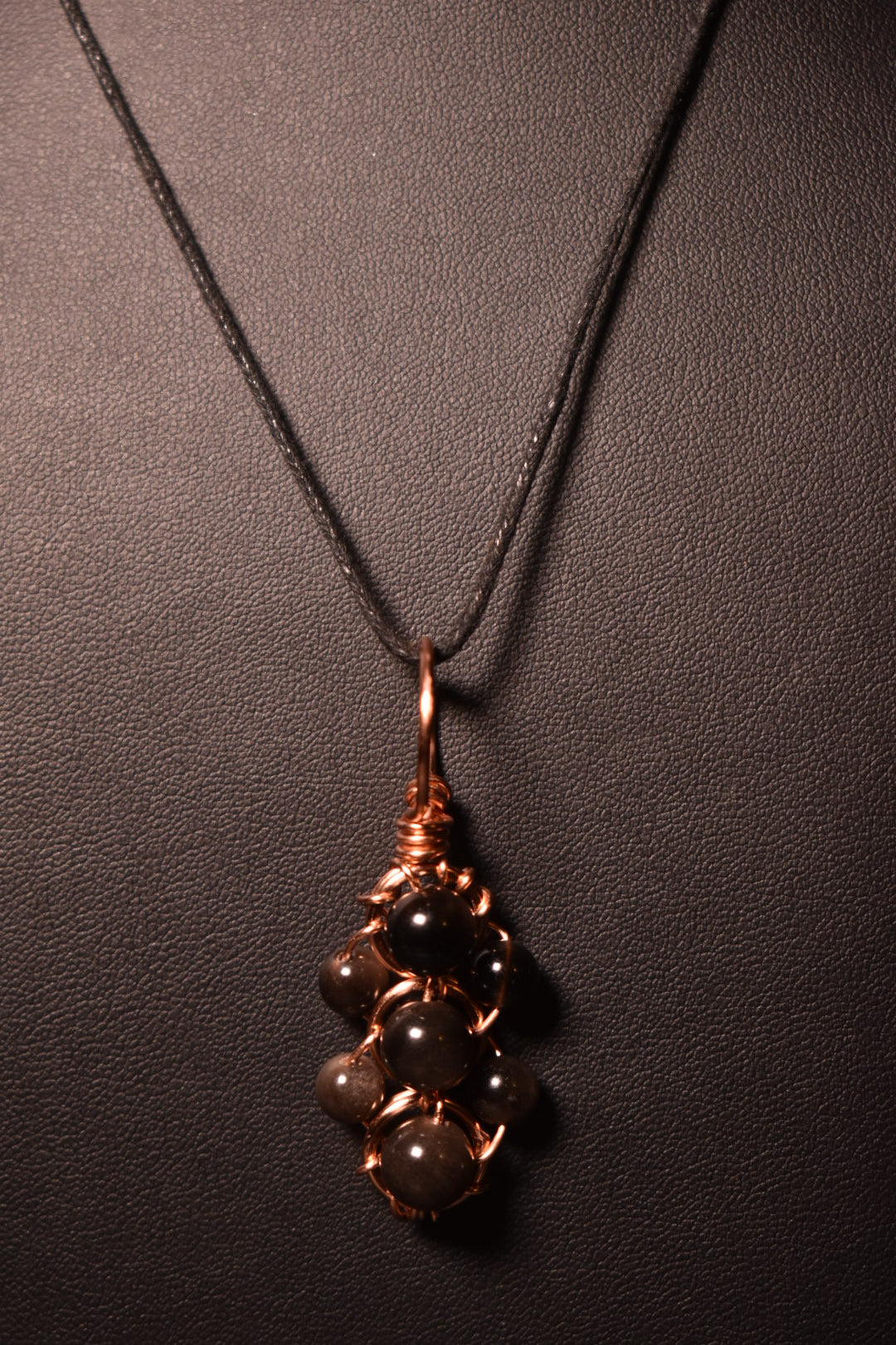 Obsidian- Helix of the Verdant Neteru Pendant
