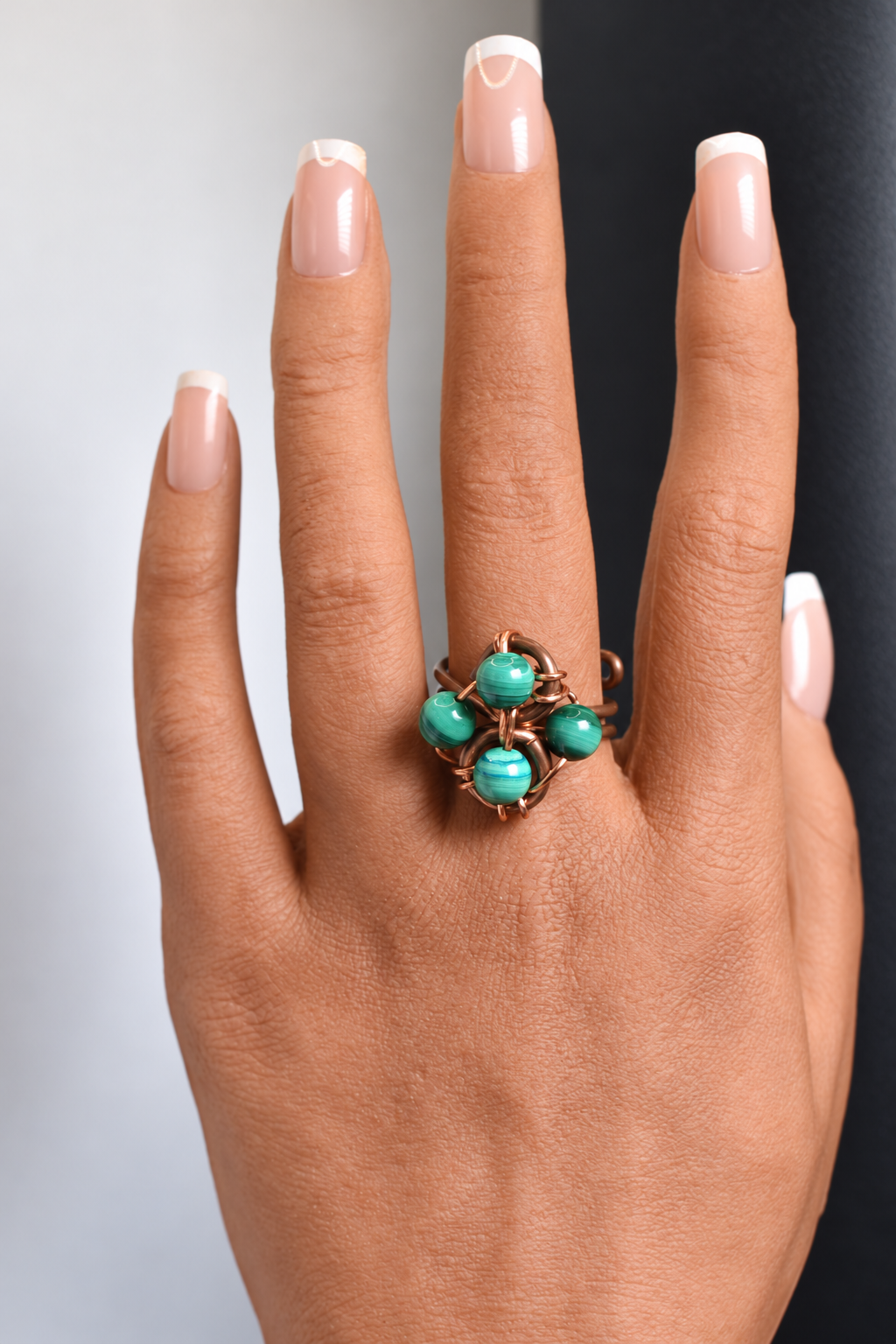 Helix- Adjustable Copper Ring - KOSMIK COLLECTIONS