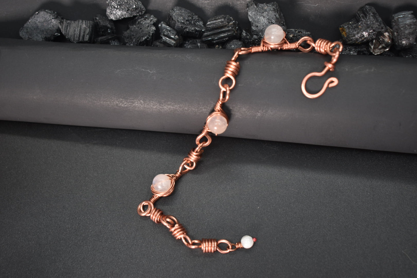 The Serpent’s Circuit Copper Bracelet
