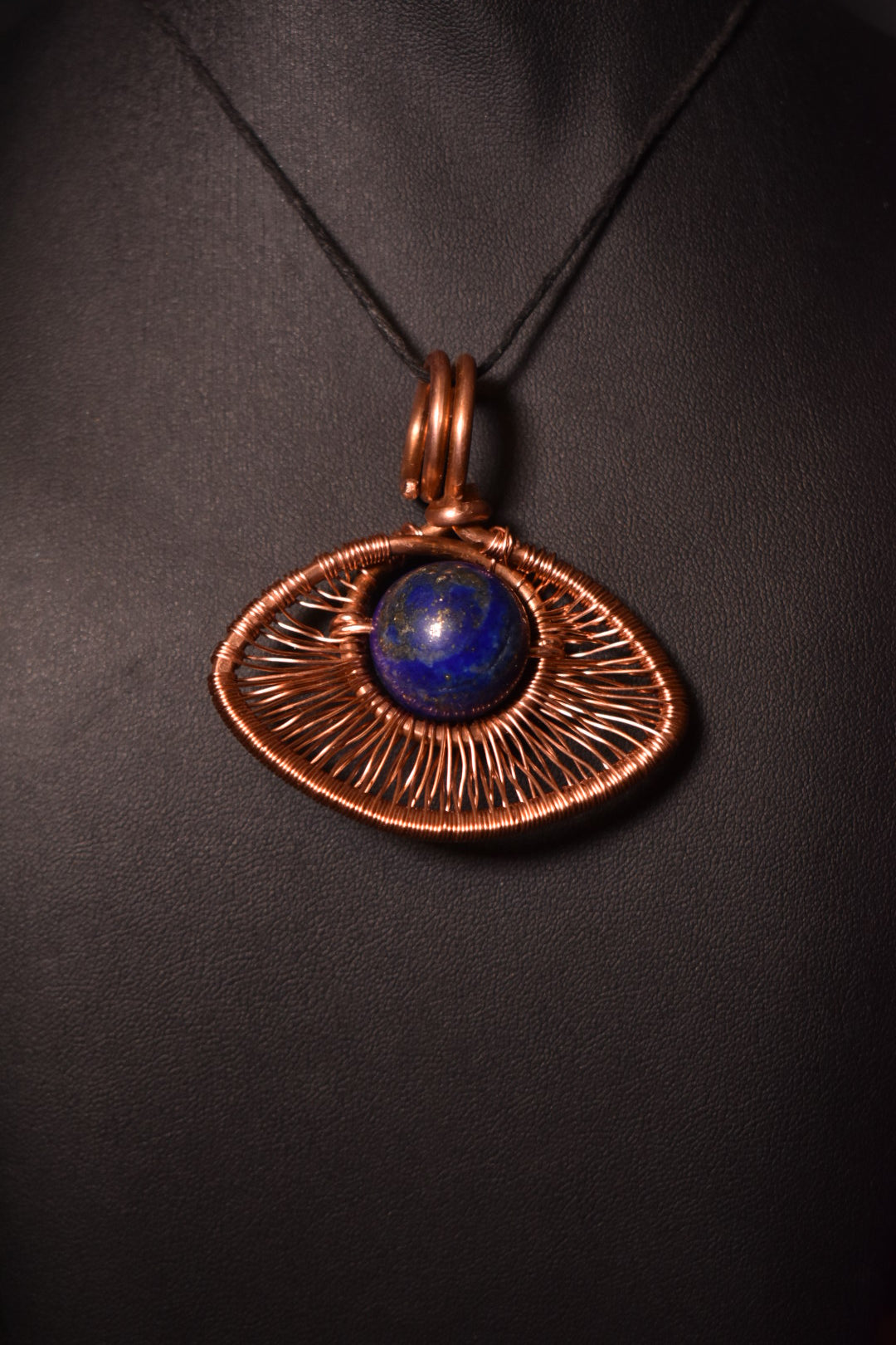 Solar Return Nazar- Copper Pendant Necklace - KOSMIK COLLECTIONS