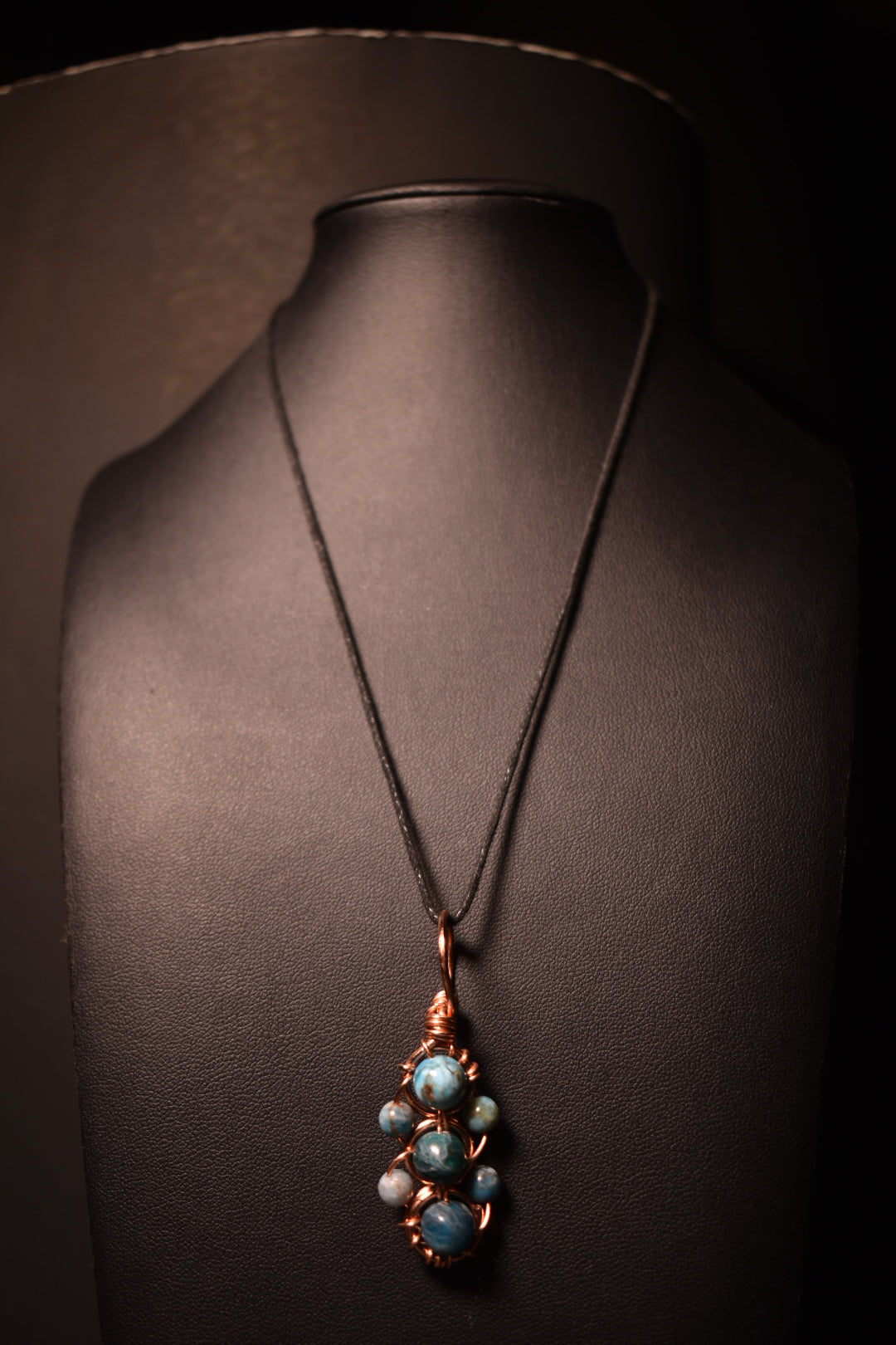 Apatite- Helix of the Verdant Neteru Pendant