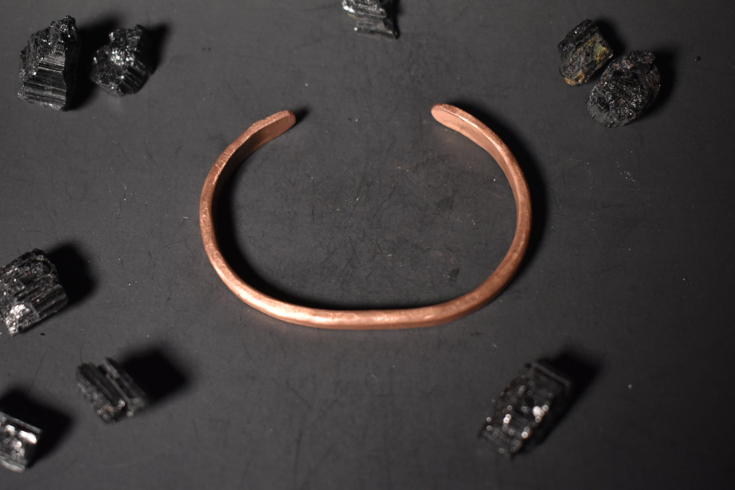 Lunar Resonance - Copper Half Cuff Bangles - KOSMIK COLLECTIONS