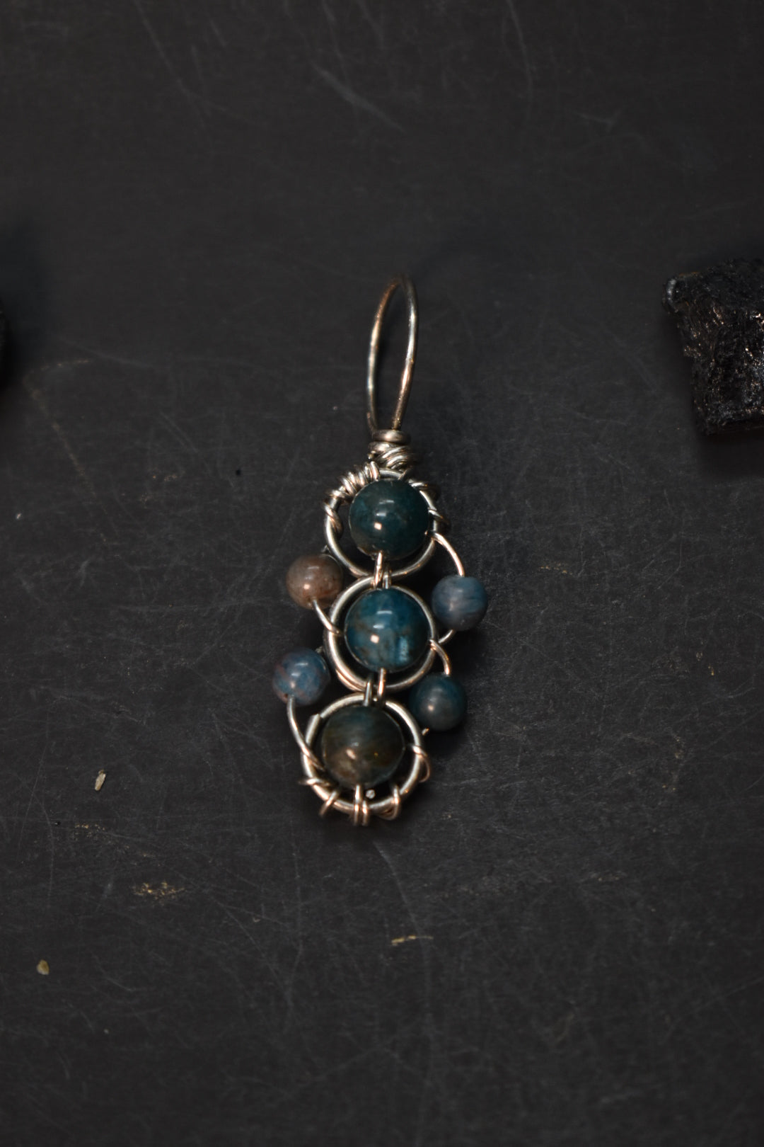 Apatite- Helix of the Verdant Neteru Pendant