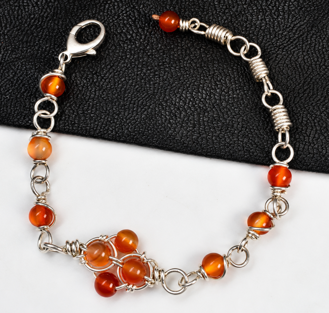 Kosmik Orbit: Sterling Silver Link Bracelet - KOSMIK COLLECTIONS