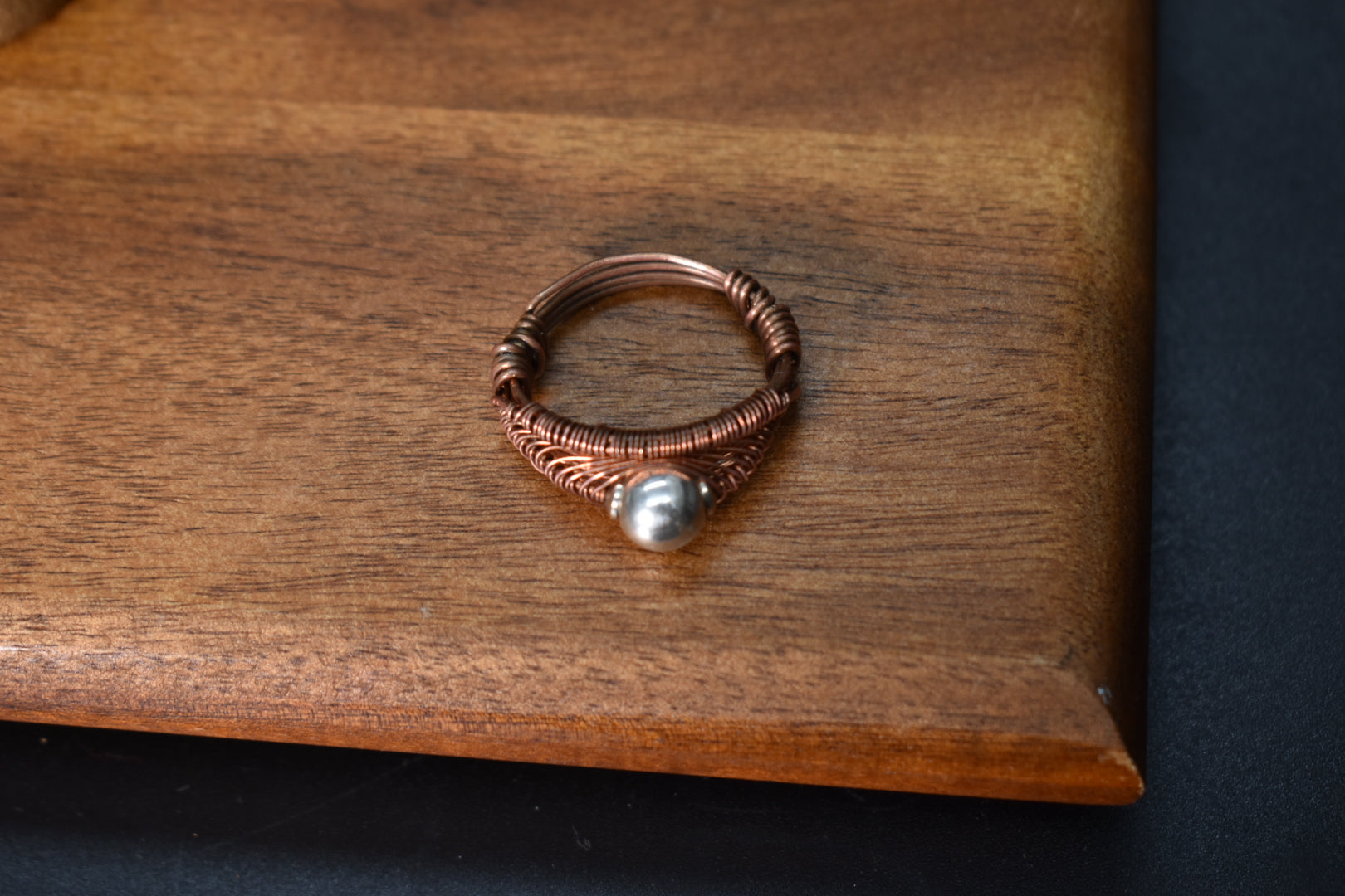 Sterling Silver — Frequency Copper Ring - KOSMIK COLLECTIONS