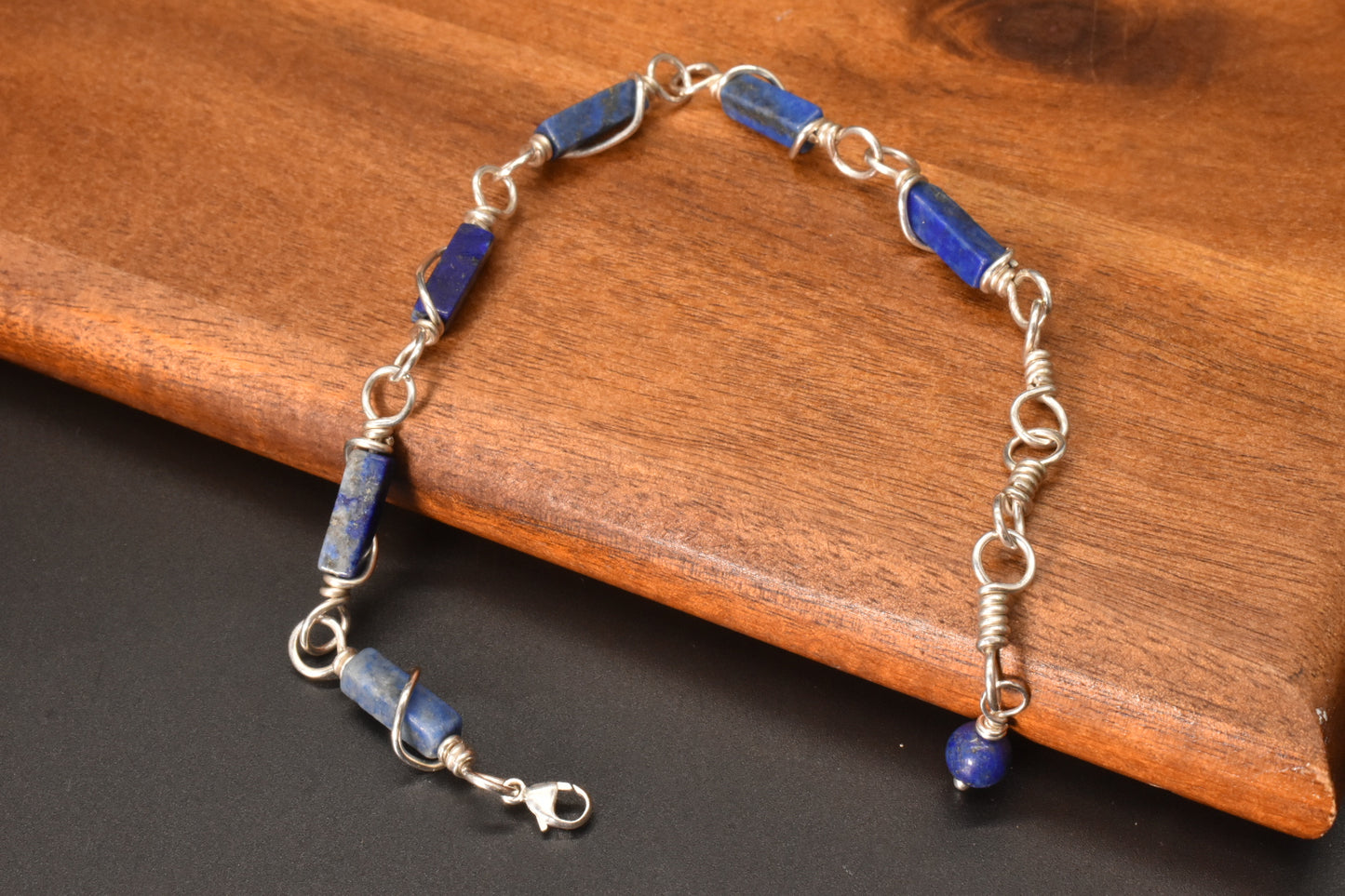 Lapis Lazuli —  Tail Bracelet