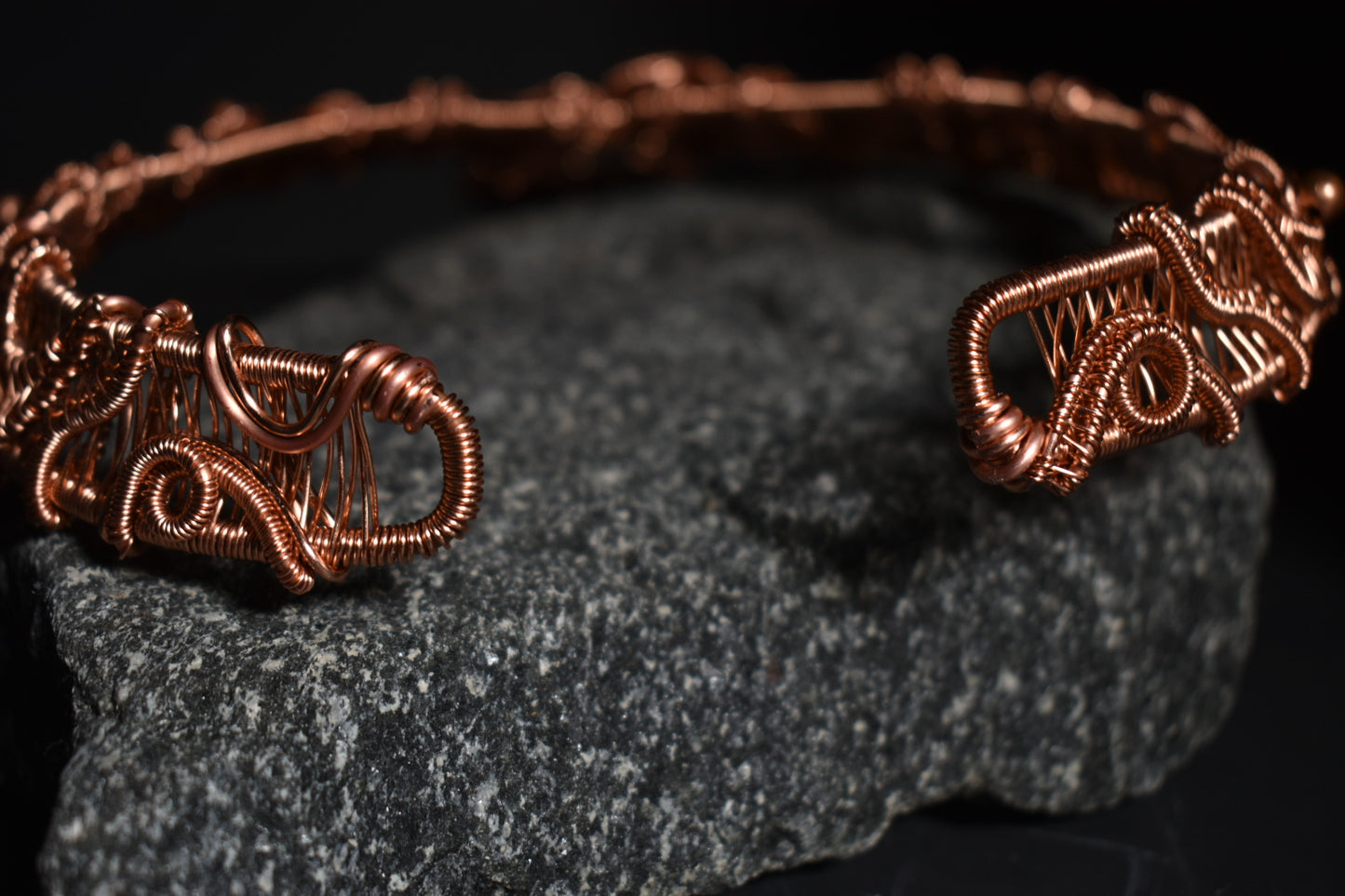 Eternal Stargate- Copper Torque Ritual Collar