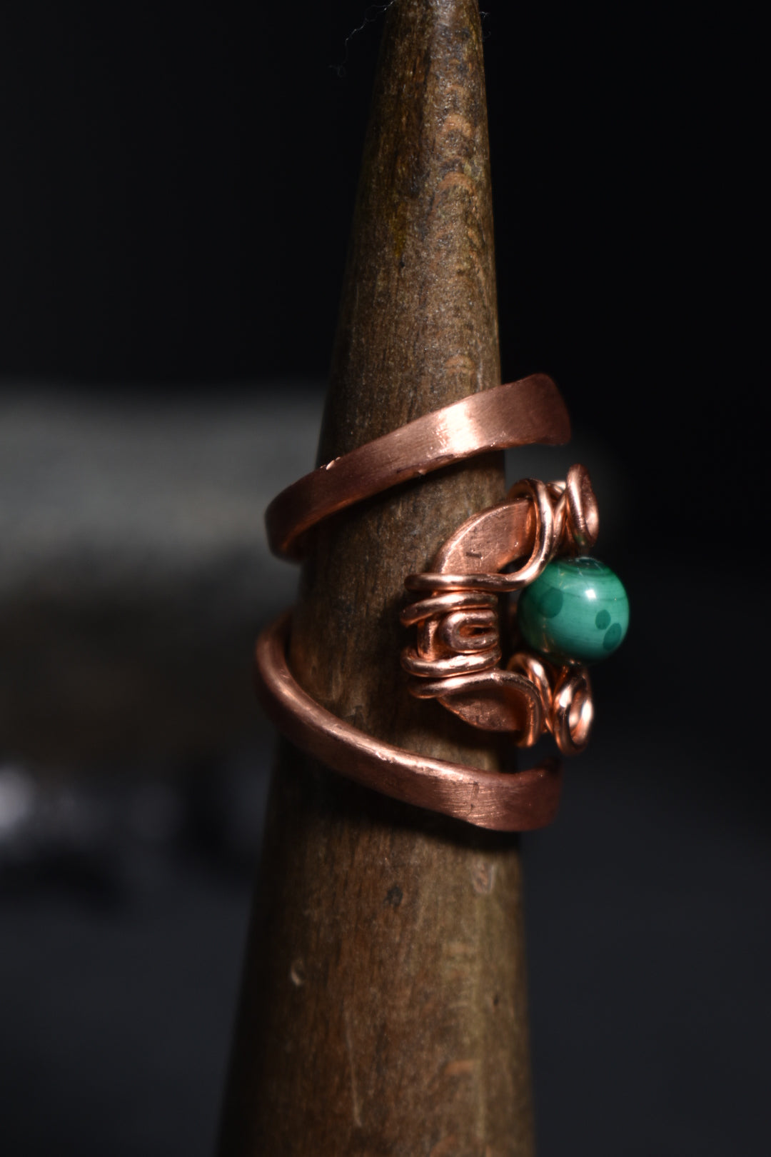 Solar Eye - Adjustable Copper Ring - KOSMIK COLLECTIONS