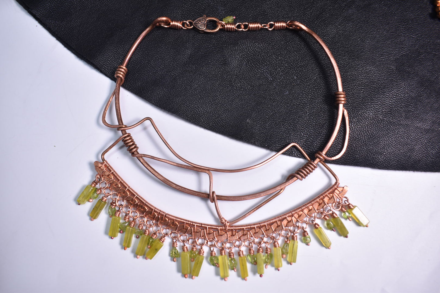 Nile Canopy Peridot Statement Collar - KOSMIK COLLECTIONS