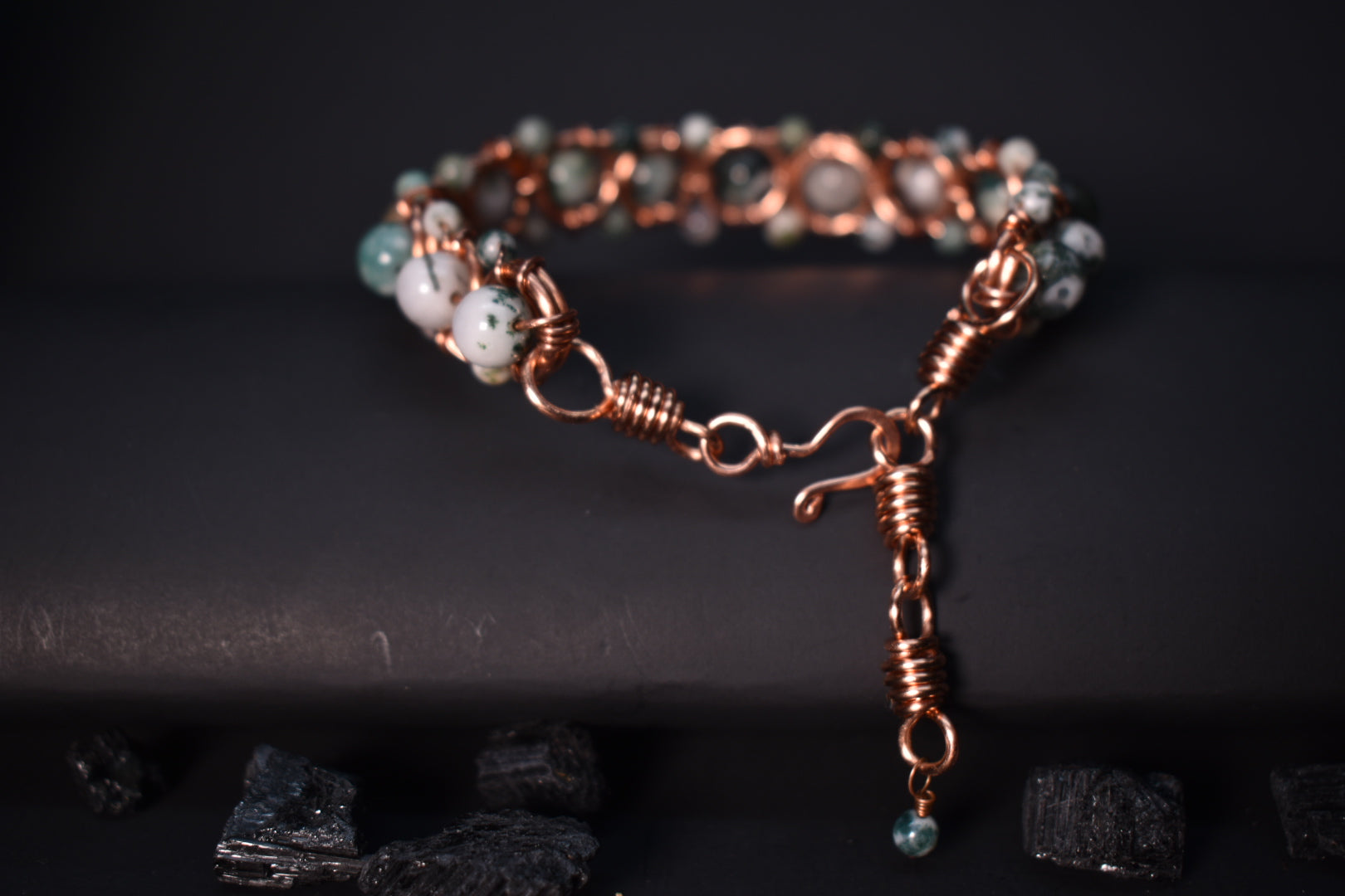 Helix of the Verdant Neteru- Copper Bracelets - KOSMIK COLLECTIONS