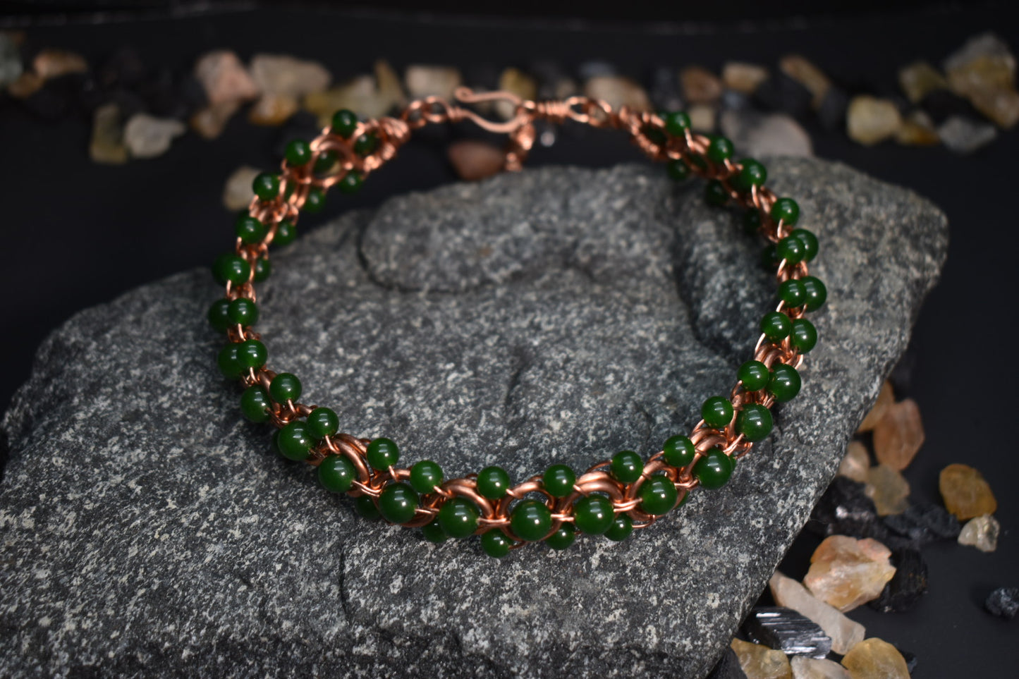 Helix: Copper Choker Necklace - KOSMIK COLLECTIONS