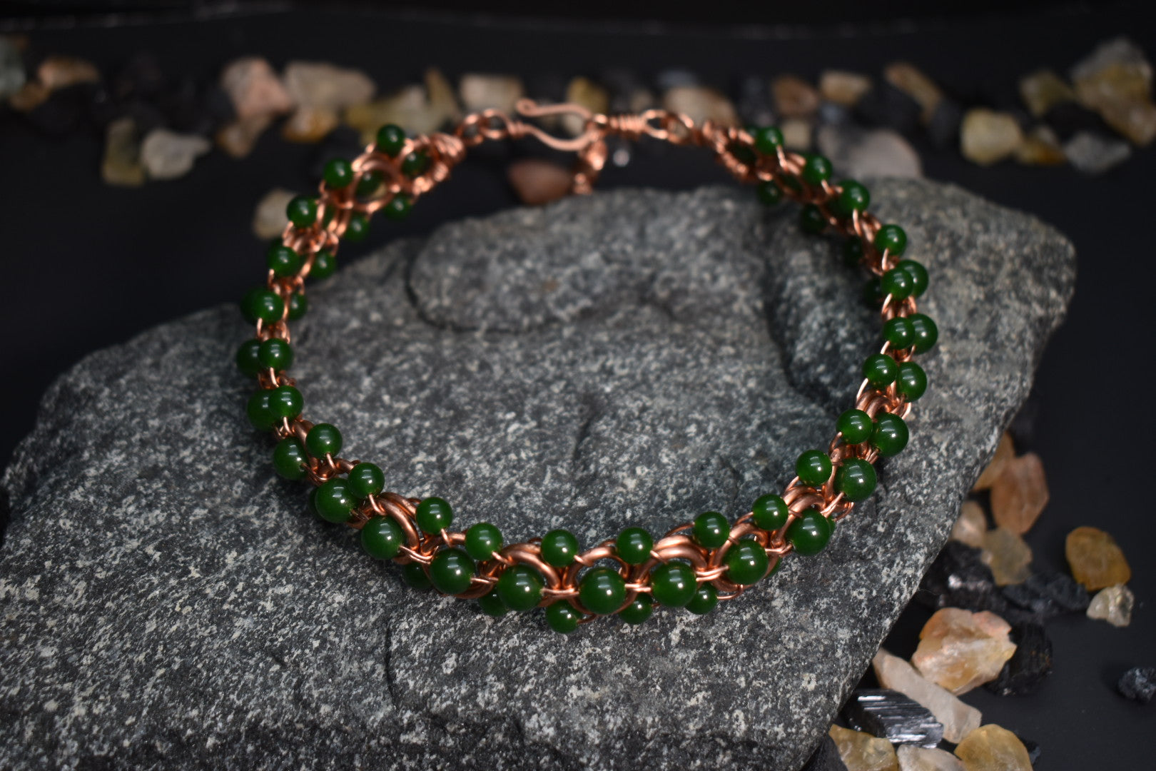 Helix: Copper Choker Necklace - KOSMIK COLLECTIONS