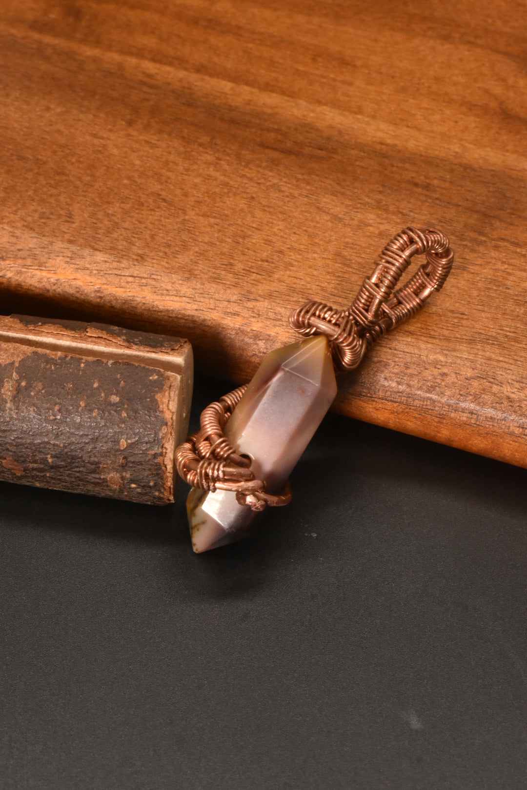 Lantern Of Self Love — Mookaite Copper Pendant Necklace