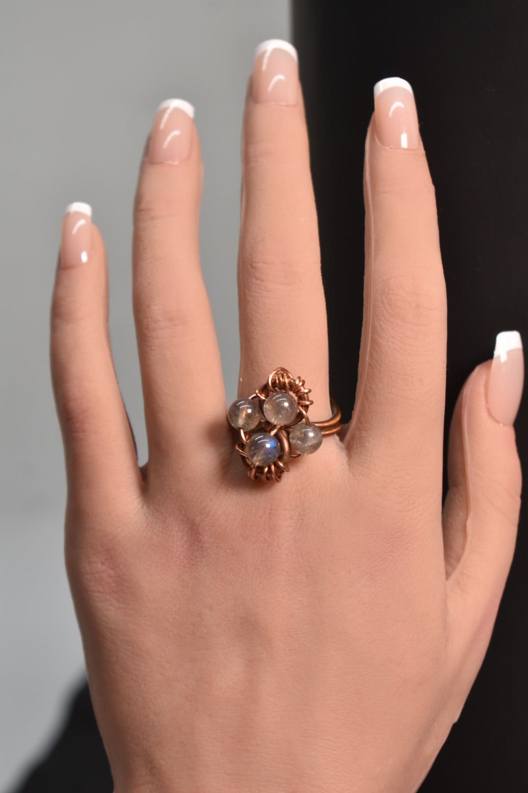 Helix- Adjustable Copper Ring - KOSMIK COLLECTIONS