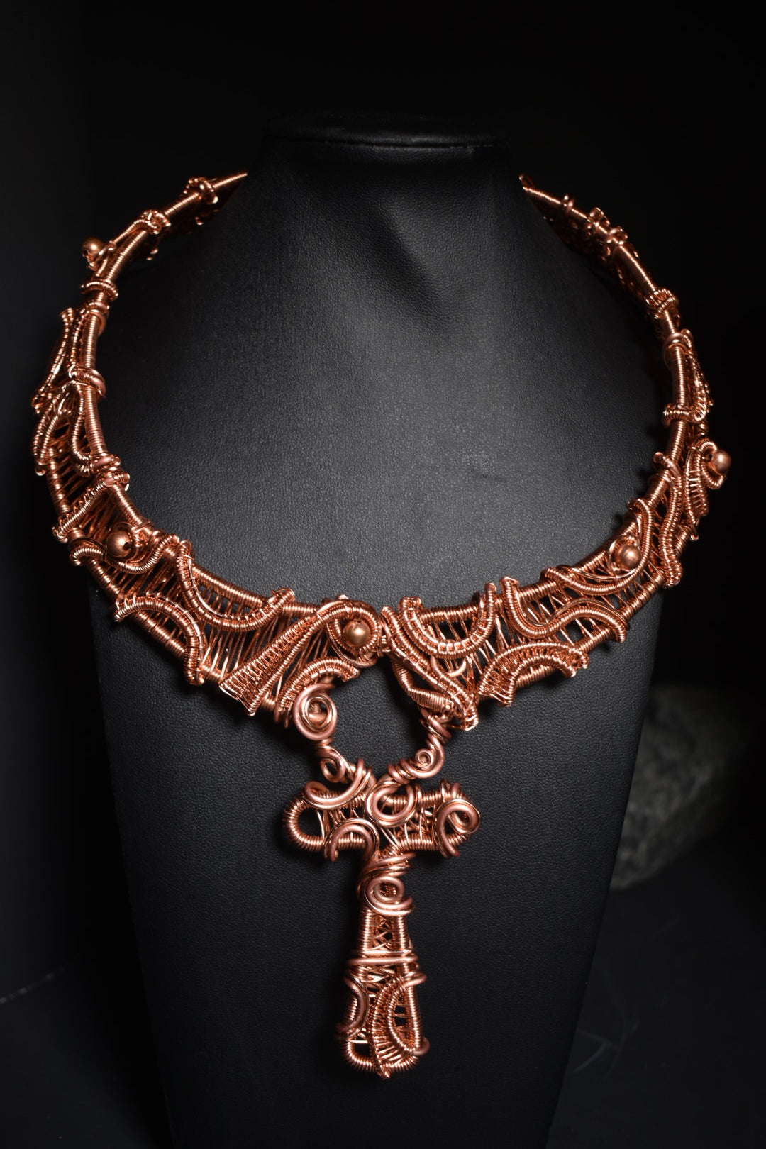 Eternal Stargate- Copper Torque Ritual Collar