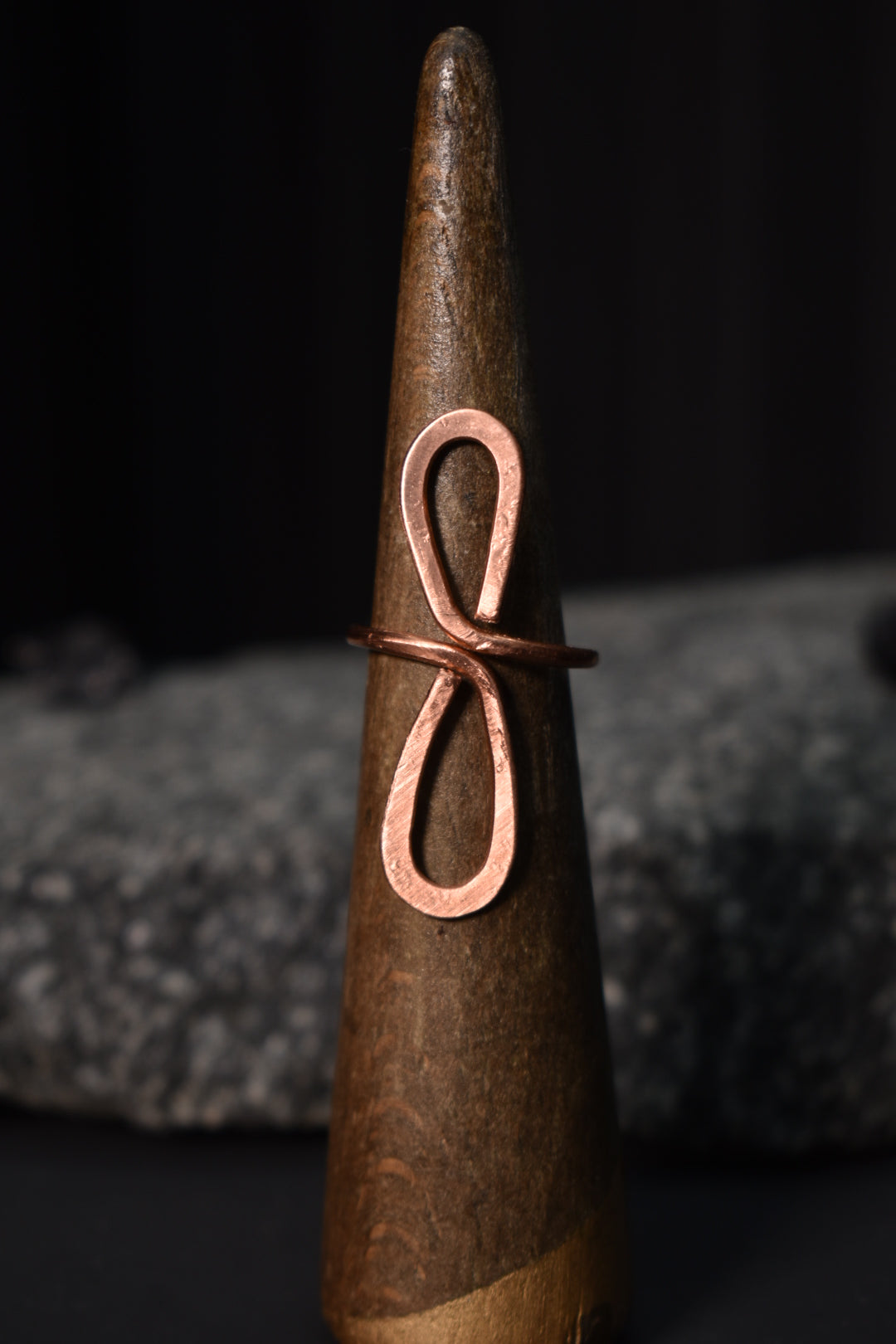 Copper- Kosmik Glyph Ring
