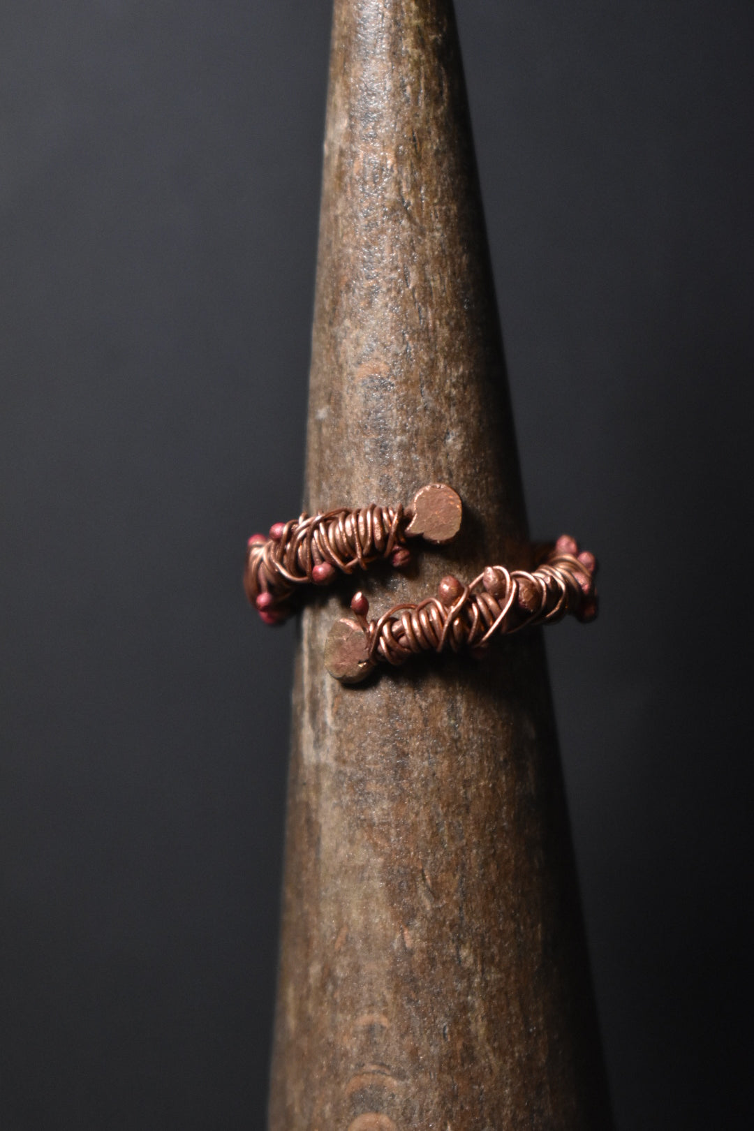 Sekhmet’s Flame — Copper Adjustable Ring