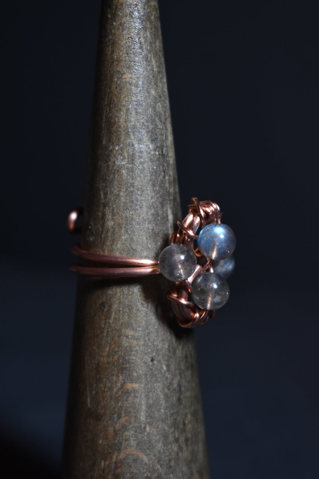 Helix- Adjustable Copper Ring - KOSMIK COLLECTIONS