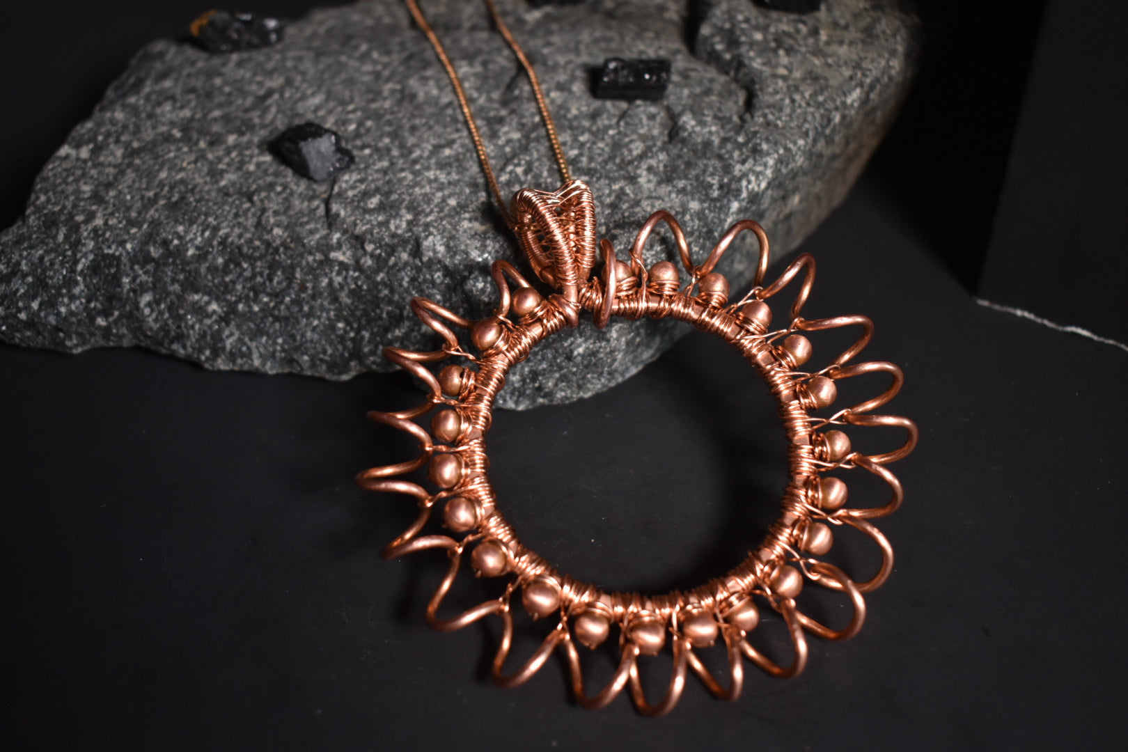Mandala- Copper Necklace - KOSMIK COLLECTIONS