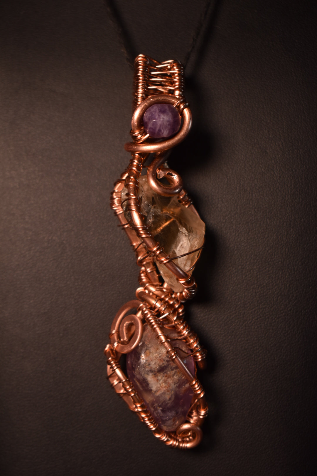 Amethyst — Inner Alchemist Copper Pendant Necklace
