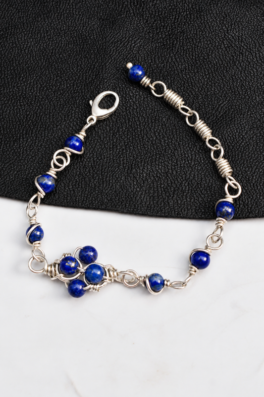 Kosmik Orbit: Sterling Silver Link Bracelet