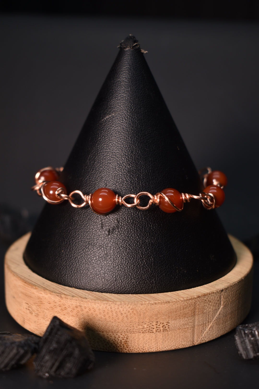 Carnelian - Kosmik Orbit Copper Bracelet