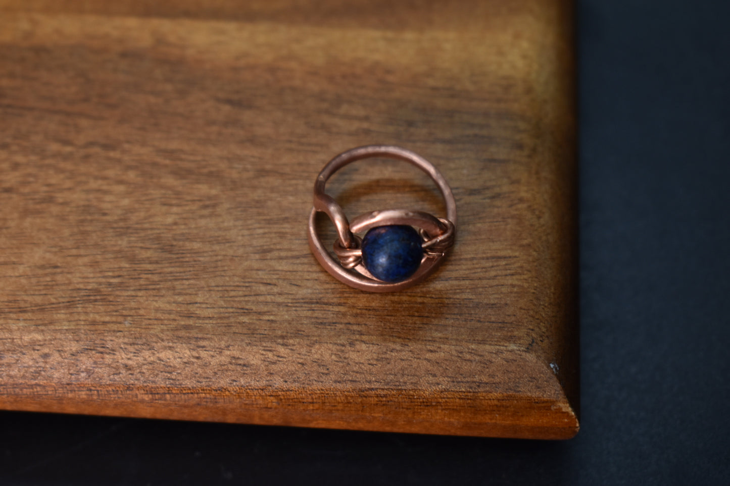 Lapis Lazuli — Ajna Glyph Ring