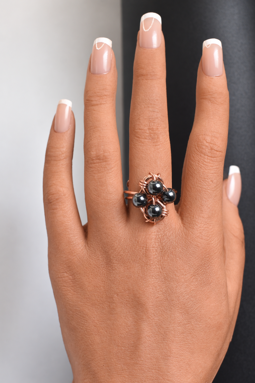 Helix- Adjustable Copper Ring - KOSMIK COLLECTIONS