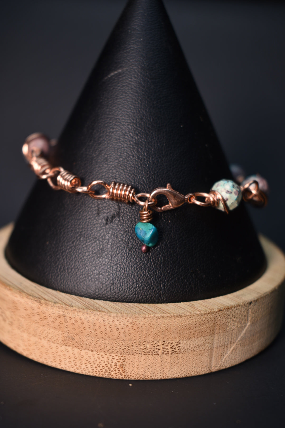 Chrysocolla- Kosmik Orbit Bracelet