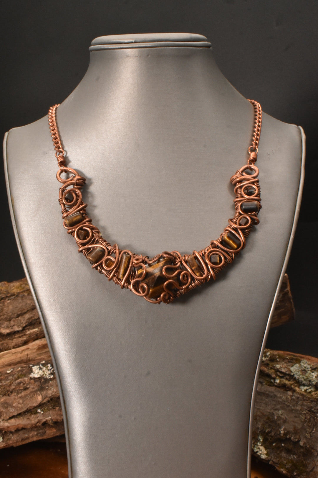 Chest Plate of The Tiger — Copper Necklace