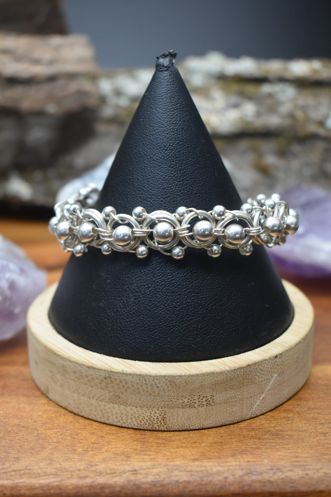 Sterling Silver Helix DNA — Bracelet - KOSMIK COLLECTIONS