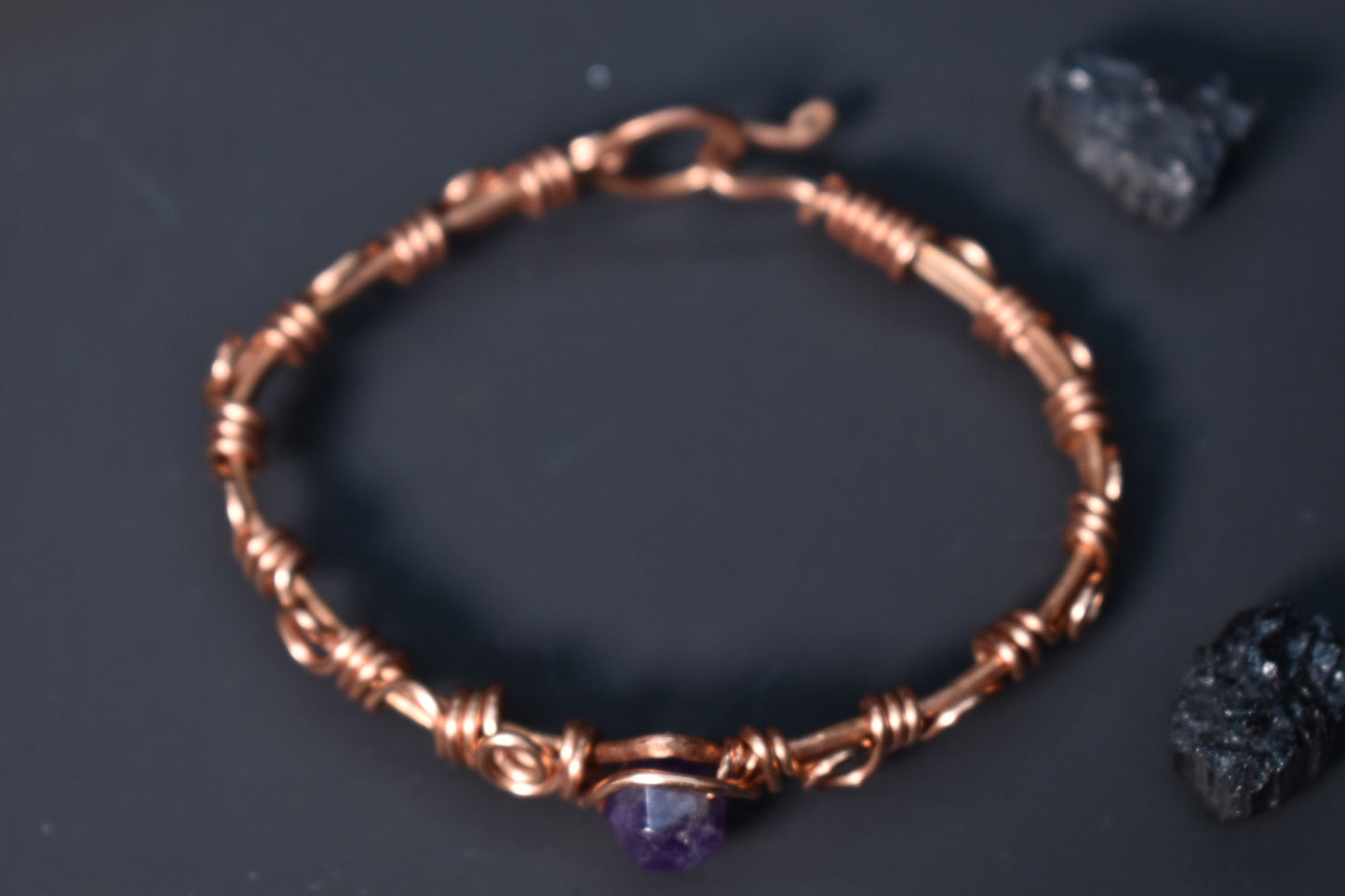 Amethyst- Star Gate Bracelet