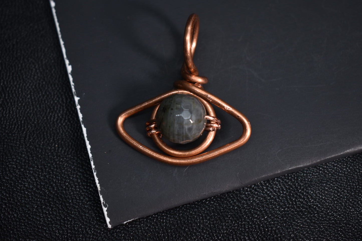 Solar Return Nazar- Copper Pendant Necklace