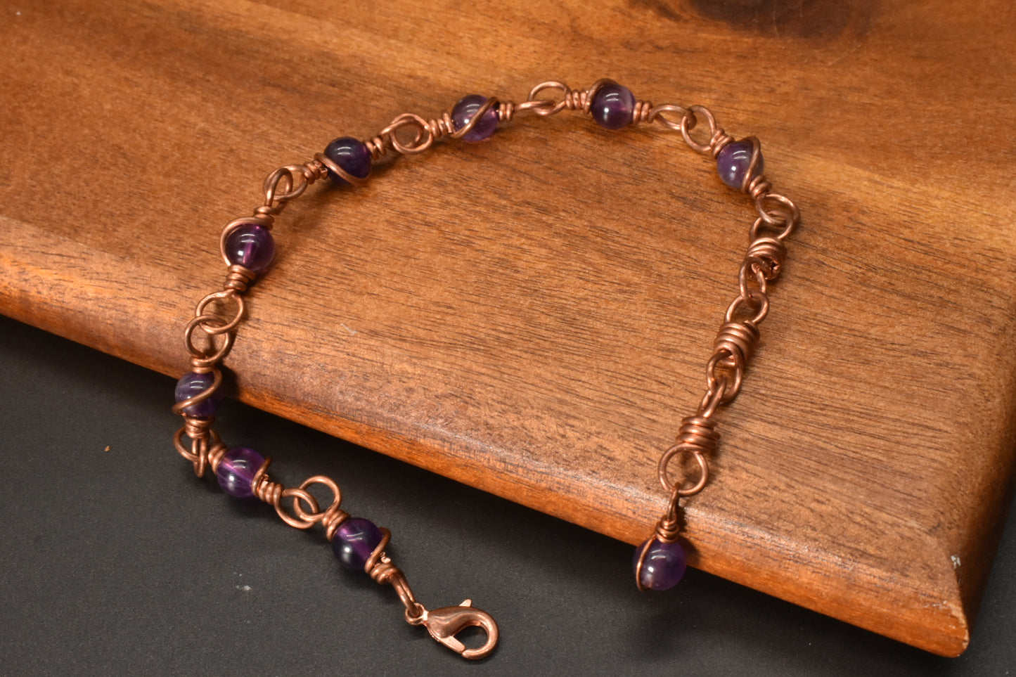 Amethyst — Tail Bracelet